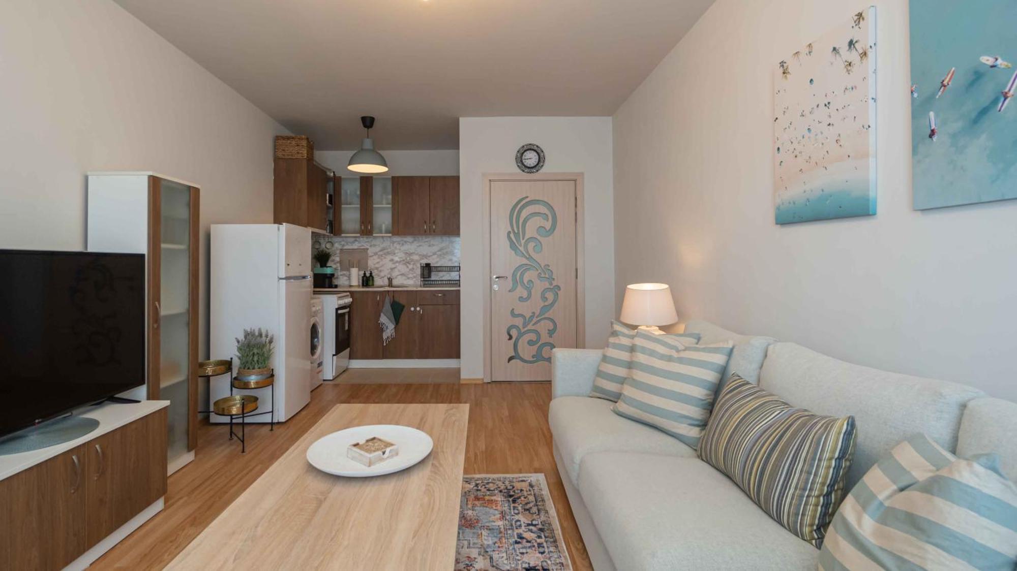 June One Bedroom Sea View Apartment Diamond Beach Resort Szarafovo Kültér fotó